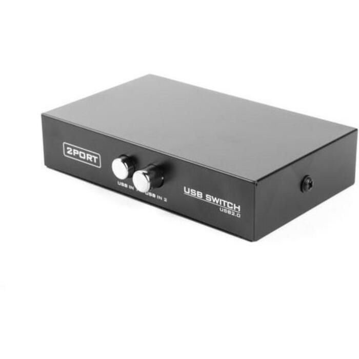 Gembird slēdzis USB 2P/DSU-21 melns (DSU-21)