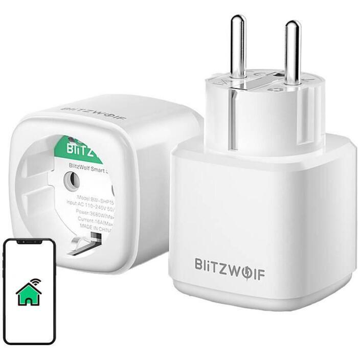Blitzwolf BW-SHP15 viedā kontaktligzda, ZigBee 3
