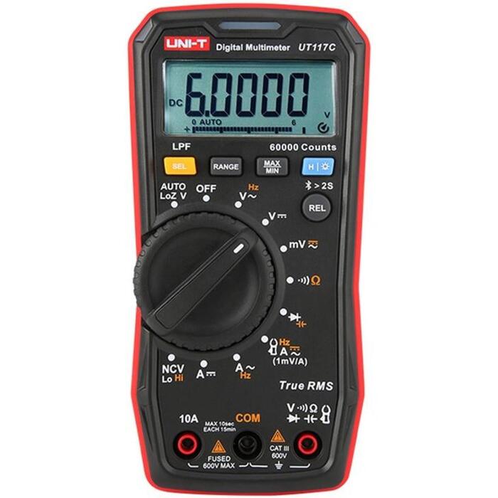 Uni-T UT117C Digitālais multimetrs, 600V AC/DC