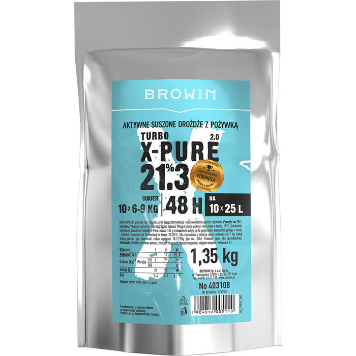 Turbo X-Pure raugs BROWIN 403108, 21