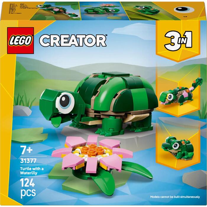 LEGO Creator 3in1 Bruņurupucis ar ūdensrozes