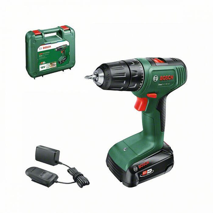 Дрель аккумуляторная 18В (1х2.0Ач) Easy Drill 18V-40 06039D8004 BOSCH (06039D8004)