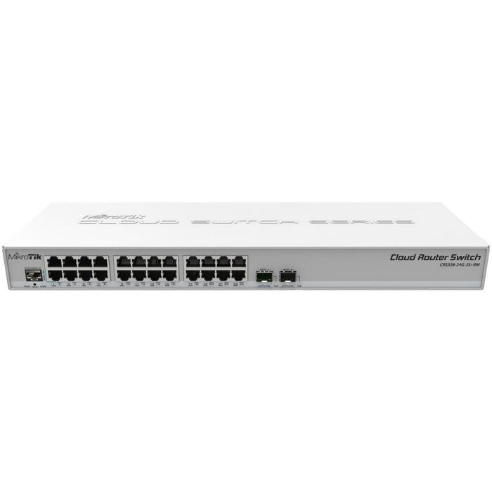 Mikrotik CRS326-24G-2S+RM pārvaldāms komutators 24 porti