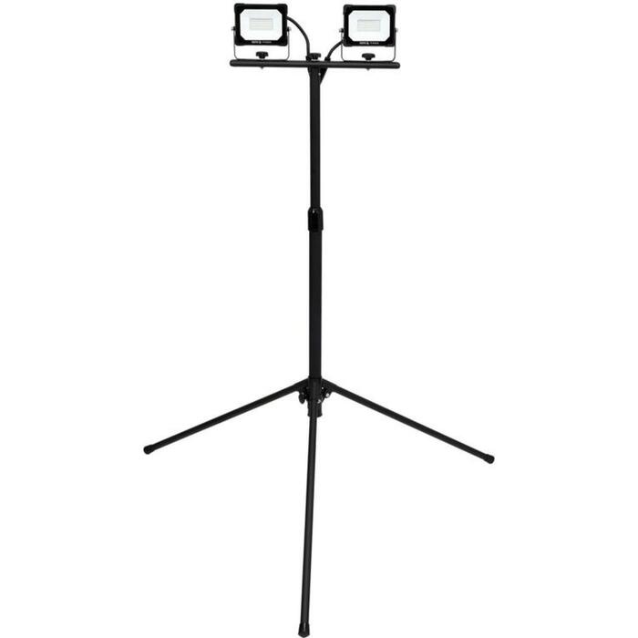 Yato прожектор YT-818151, 2x20W, 3800lm, 6500K, IP65, 230V, SMD LED, регулируемая стойка, алюминиевый корпус (YT-818151)