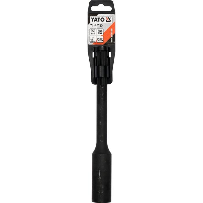 Yato kalts YT-47195, 250mm, 20mm, CrMo tērauds, SDS-Max stiprinājums, melnēts, hromēts (YT-47195)