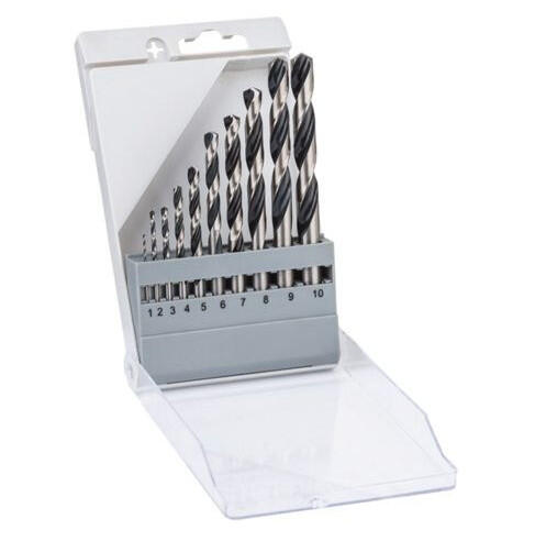 Urbju komplekts metālam, 10 PoinTeQ, 1-10mm, 2608577348, BOSCH (2608577348)
