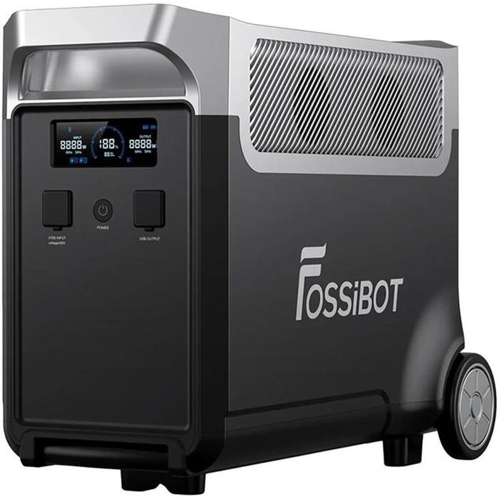FOSSIBOT FB3840 akumulators, 3840Wh, LiFePO4, LCD