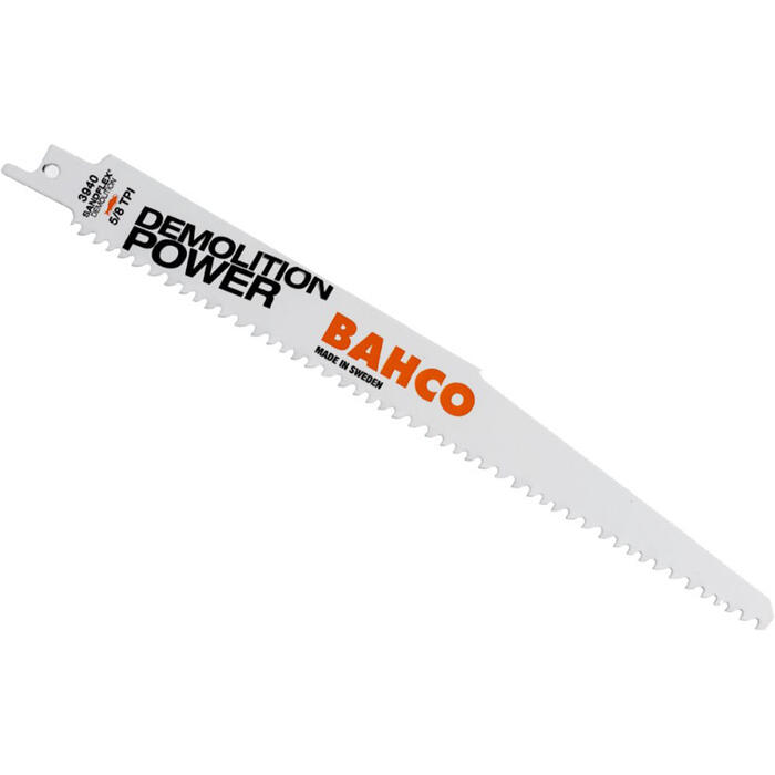 Zobenzāģa asmeņi Sandflex bimetal 228mm*1.6mm, DSL, 5/8TPI 5gab.; 3940-228-5/8-DSL-5P BAHCO (3940-228-5/8-DSL-5P)
