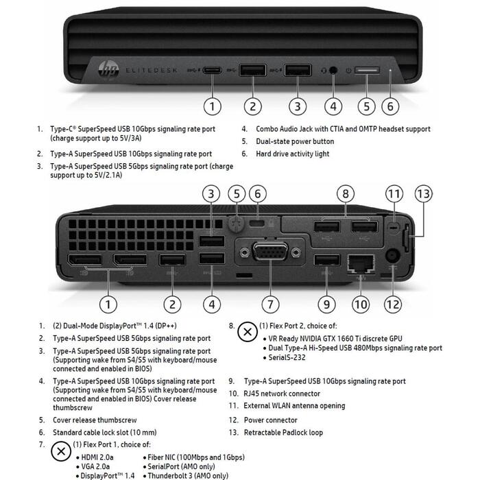 HP Renewed EliteDesk 800 G6, i5-10500T