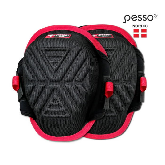 Pesso KP10 наколенники, GEL+MEMORY пена, черные, STD, 0.1kg (KP10)