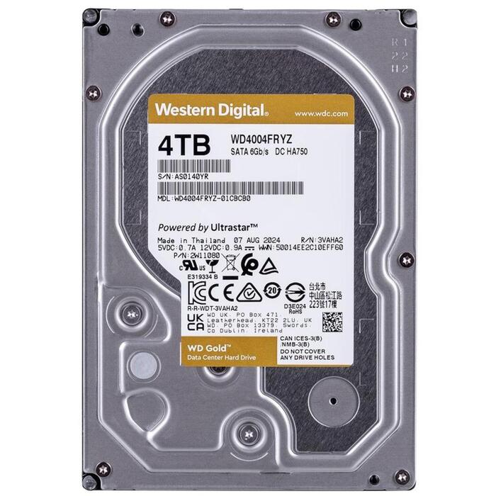 WD Gold WD4004FRYZ iekšējais cietais disks
