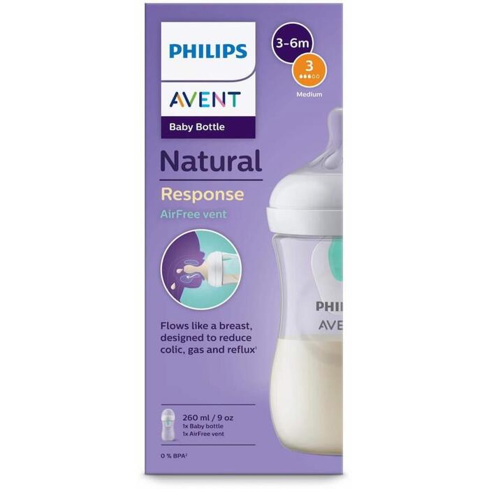 Philips Avent Natural Response pretkoliku pudelīte