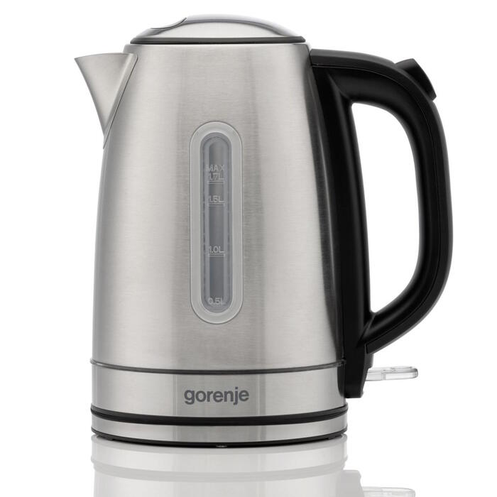 Gorenje K17DS электрический чайник для кипячения воды 2200W 1.7L 360° база автоотключение нержавеющая сталь (K17DS)