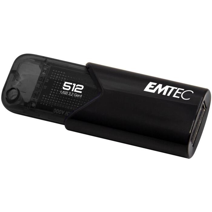 Emtec Click Easy B110 ECMMD512GB113, 512GB, 20Mb/s чтение, 10Mb/s запись, USB 3.2 Type-A, пластик, черный (ECMMD512GB113)