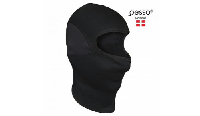 Balaklava Psm, merino vilnas, melna, Pesso