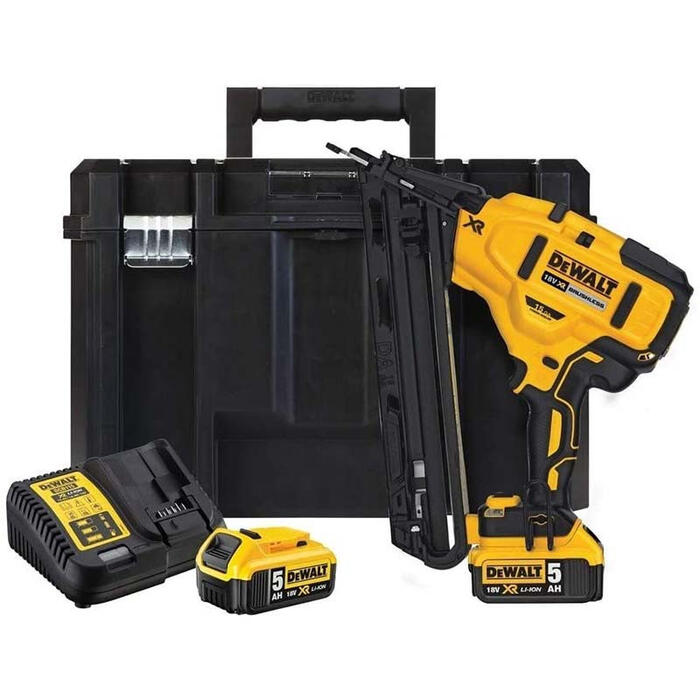 Dewalt akumulatora naglotājs DCN650P2-QW, 18V, 15GA