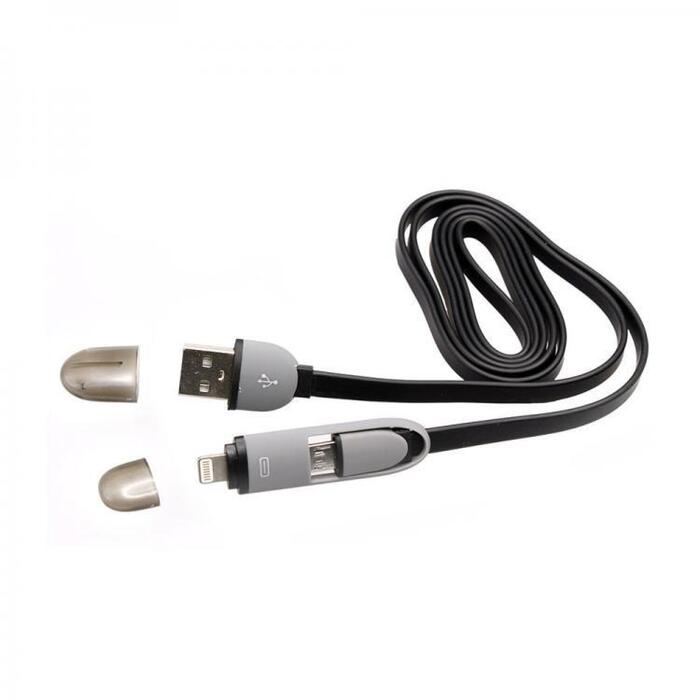 Sbox USB->Micro USB+IPH.5 M/M 1M