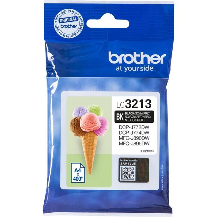 Brother tintes kārtridža LC3213BK, melna, 400