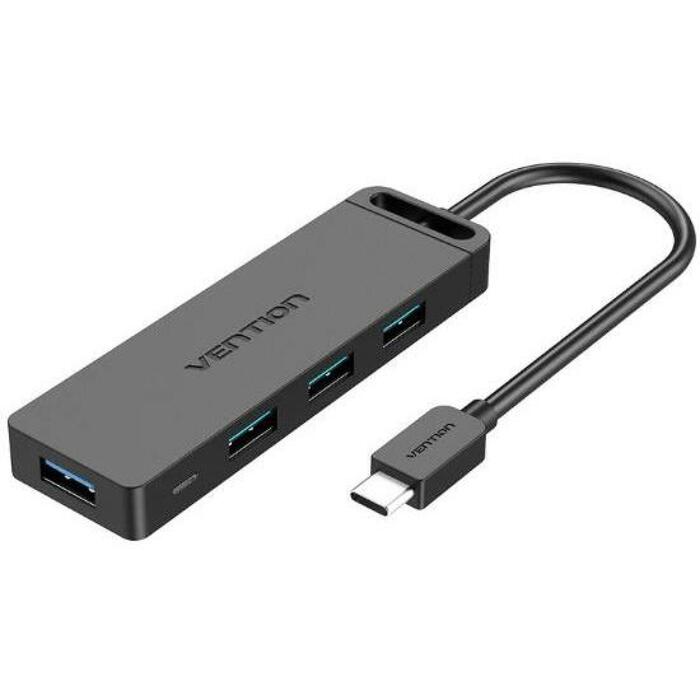 Vention USB centrmezgls TGKBB, 5-in-1, 5Gbps
