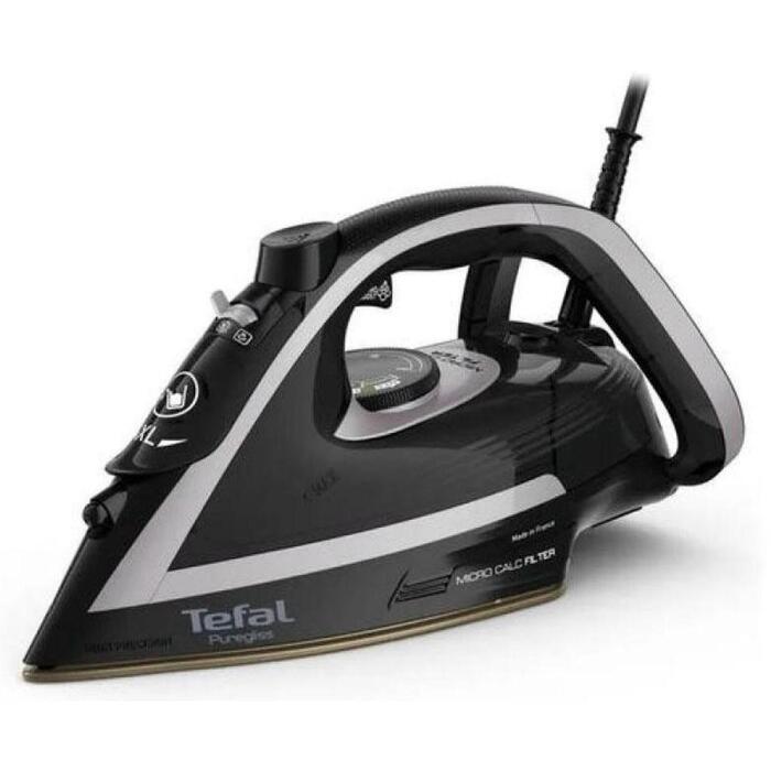 Tefal Puregliss FV8062E0 gludeklis, 3000 W, 50 g/min, 280 g/min, Durilium AirGlide Autoclean, 0.27 L, melns/pelēks (FV8062)