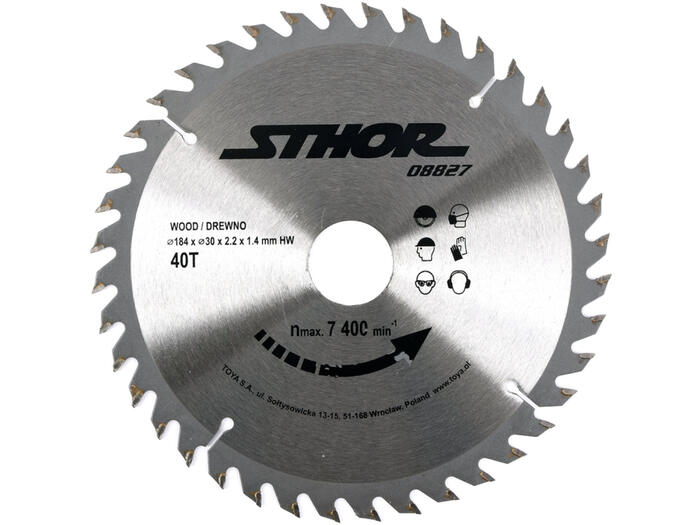 TCT BLADE FOR WOOD D184 T40