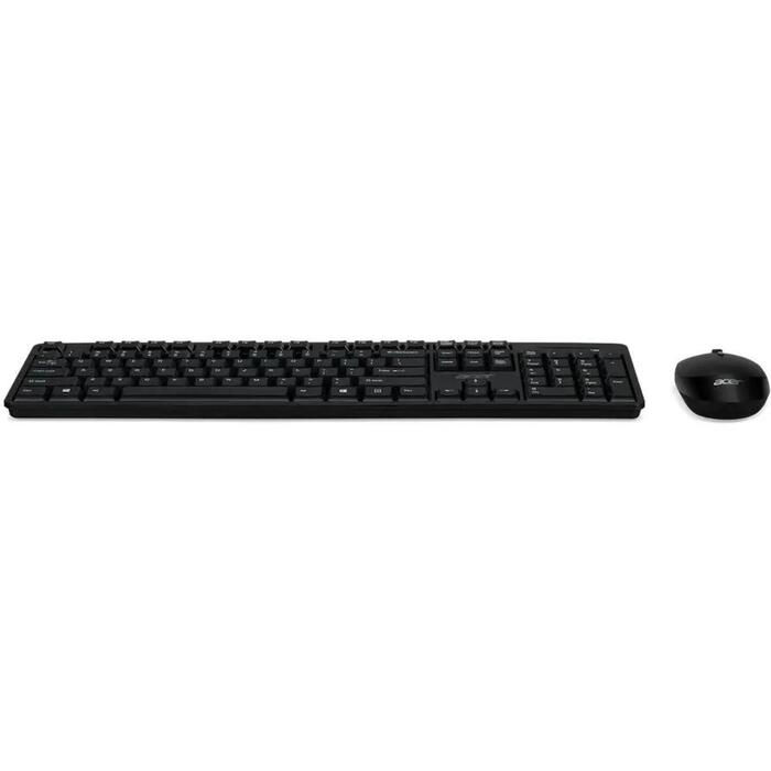 Acer Klaviatūra un pele AAK410 GP.ACC11.03M, bezvadu, melna, saderīga ar PC, 1x, akumulators (GP.ACC11.03M)