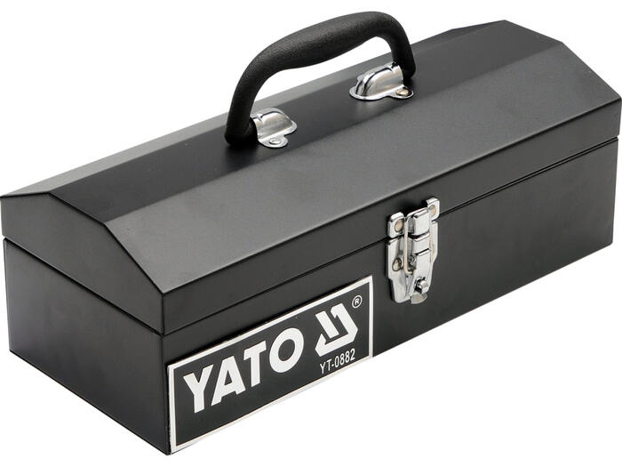 Yato YT-0882 instrumentu kaste, 360x150x115 mm, tērauds, 0.6 mm, 1 nodalījums (YT-0882)