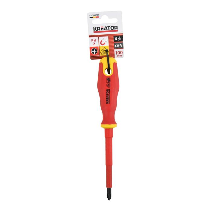 Izolēts krusta skrūvgriezis KREATOR KRTH20703 100mm
