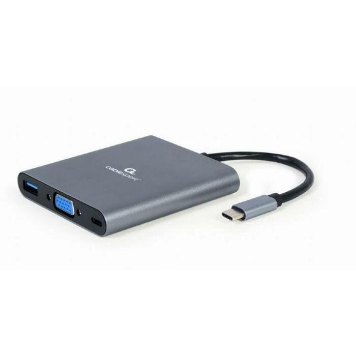 Gembird Adapteris A-CM-COMBO6-01, 1 USB-C, 1