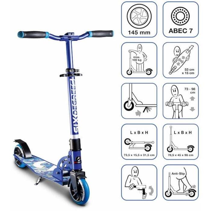 Muuwmi Six Degrees Aluminium Scooter AU