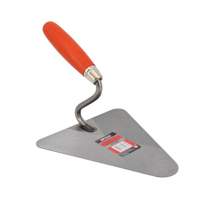AWTOOLS Tērauda trīsstūra lāpstiņa 200mm, koka