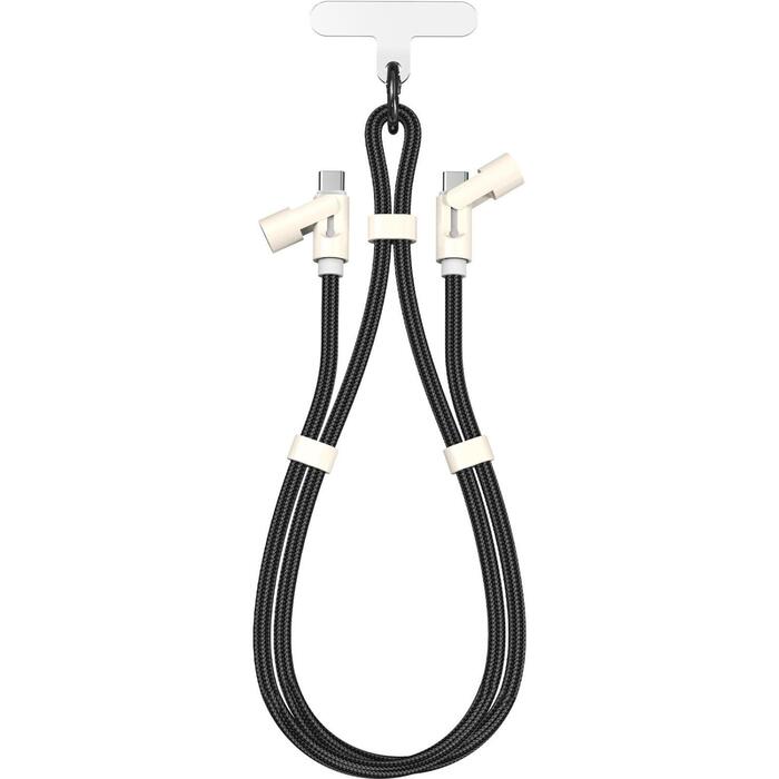 Sbox LANYARD BLACK USB kabelis TYPE-C