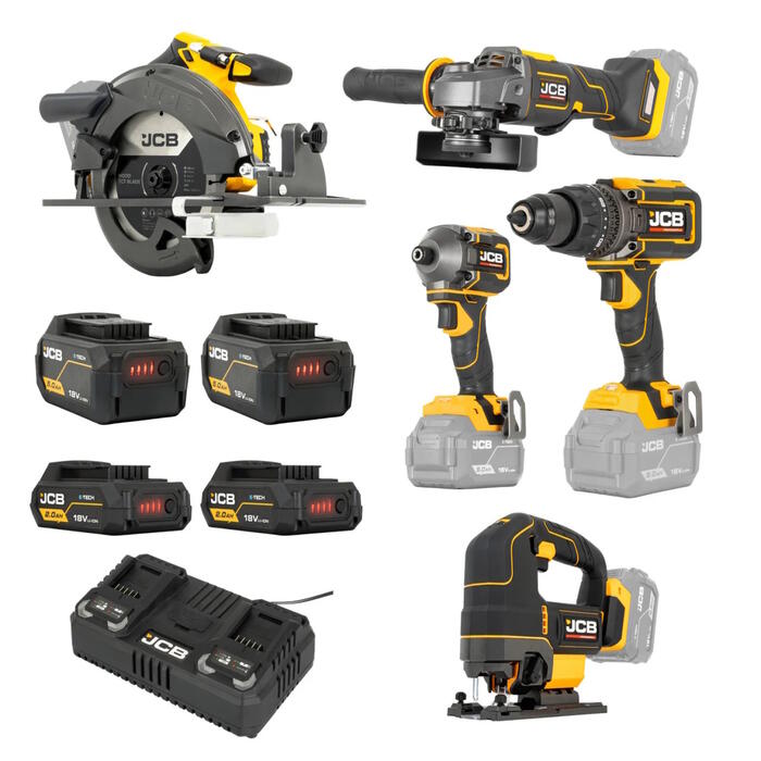 JCB JCB-18PKIT-5 Professional 18V instrumentu komplekts