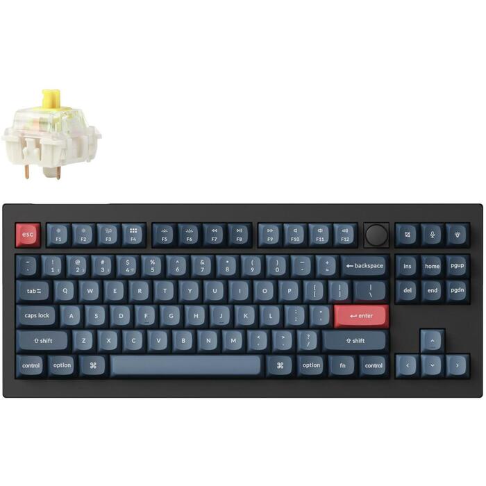 Keychron Klaviatūra V3M-D4 RGB, TKL, 2