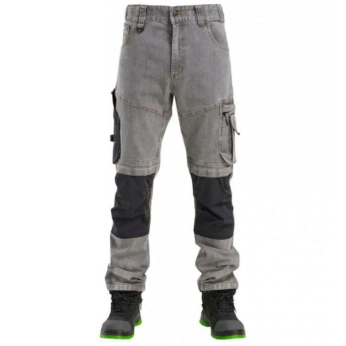 Pesso Darba bikses KD155_GREY-L, džinsa auduma