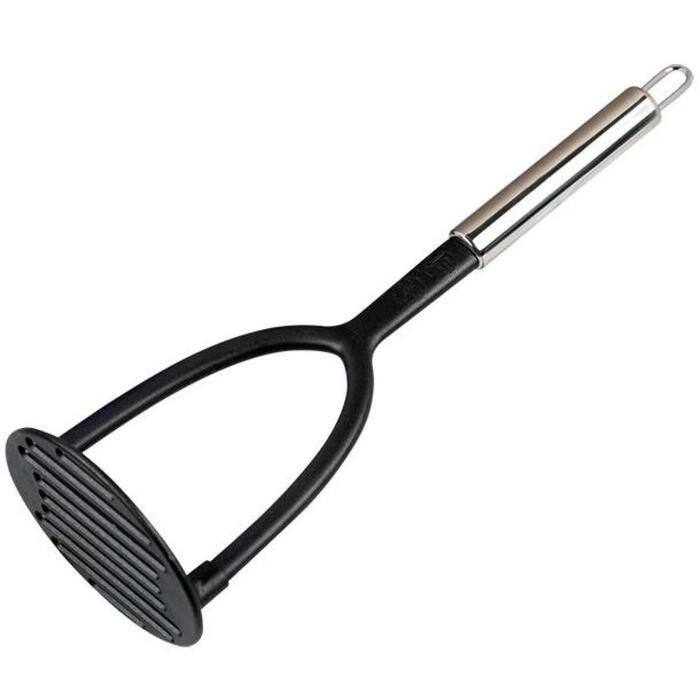 Kesper kartupeļu stampa 104865, 30cm, sudrabs/melns