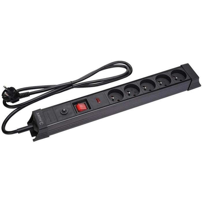 Hawk Pagarinātājs HWPS502BK, 1,5m, 5