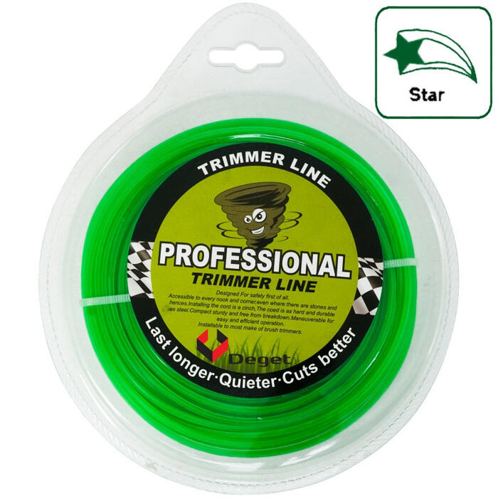 Trimmera aukla Professional, zvaigznīte 2.7mm