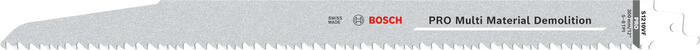 5 zobenzāģa asmeņi S1210 VF, Zobenzāģiem PRO MULTI MATERIAL DEMOLITION S1210VF ASMENS, 2608657612, BOSCH (2608657612)