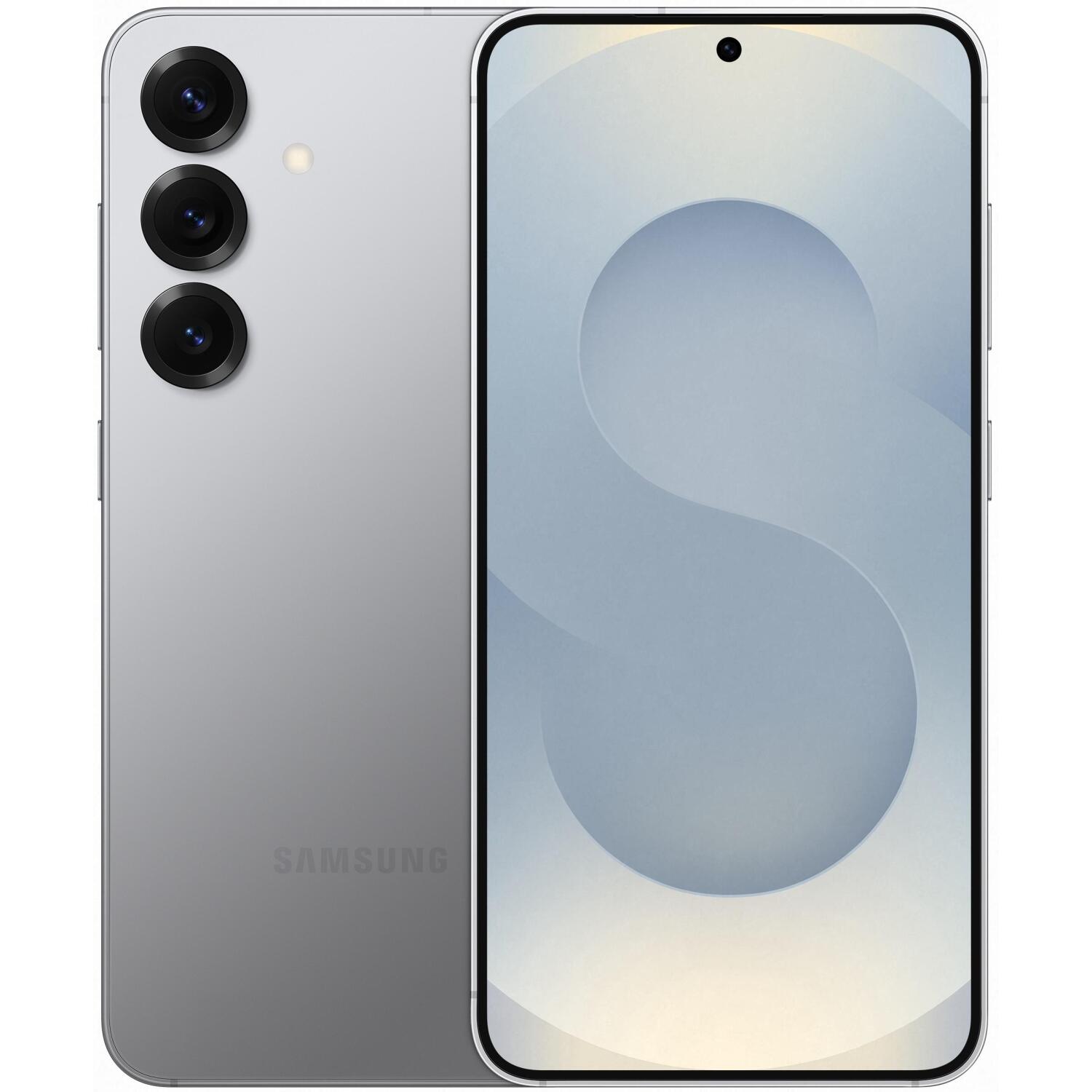 Samsung Мобильный телефон Galaxy S25-128-Silver Shadow, 128 ГБ, 12 ГБ ОЗУ, 6.2", 2340 x 1080, 50 МП, 10 МП, 5G, Dual SIM (Galaxy S25-128-Silver Shadow)