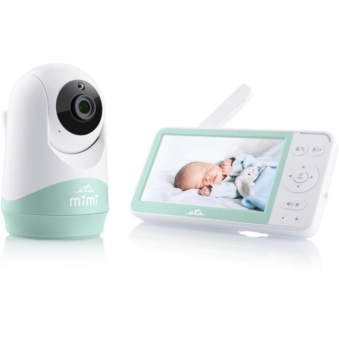 ETA Детский монитор MIMI ETA530690000, 1 камера, 5" ЖК монитор, беспроводной, Wi-Fi, аккумулятор, гибкая камера (ETA530690000)