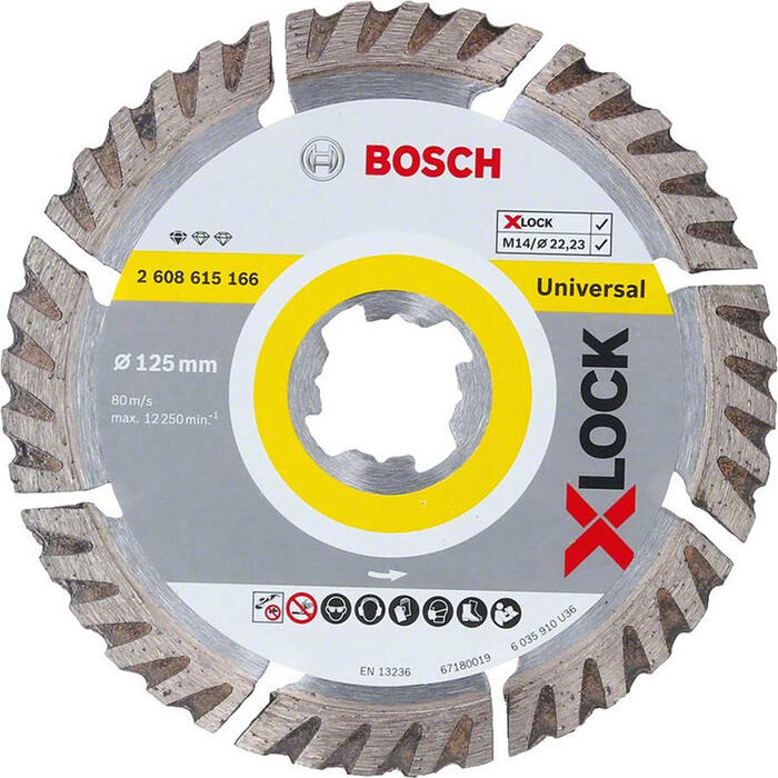 X-LOCK dimanta disks 125x22.23x2x10mm 2608615166