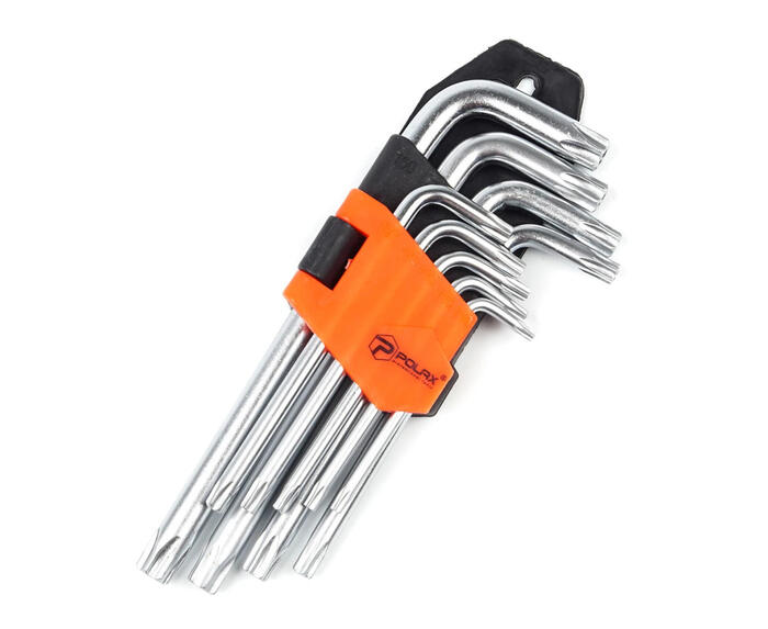 Zvaigznīšu atslēgu komplekts TORX 9gab, Т10-Т50
