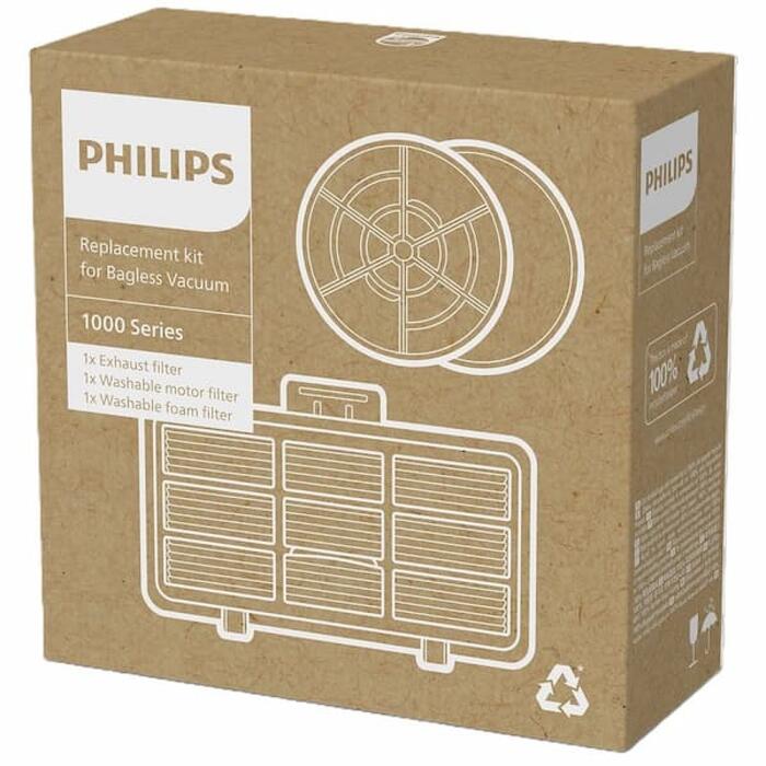 PHILIPS nomaiņas filtrs 1000. sērijas putekļsūcējiem bez maisa (XV1210/01)