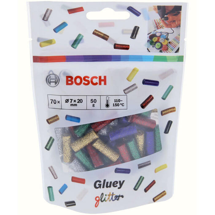 Līmes stienīši Gluey krāsaini, mirdzoši 2608002006