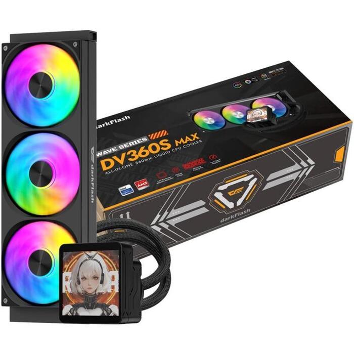 DarkFlash DV360S MAX Black, 360mm AIO