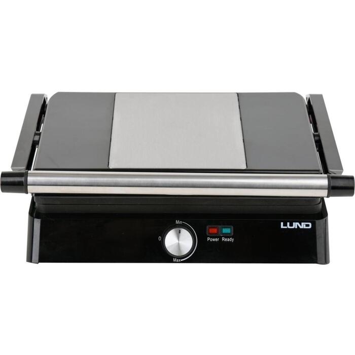 Lund kontaktu grils 67451, 2200W, 290x230mm, 220-240V, 50/60Hz, 90/180 grādi, temperatūras kontrole, nepiedegošs pārklājums (67451)