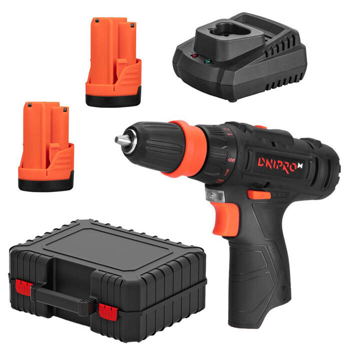 Дрель аккумуляторная 12V CD-12Q-220S ДНИПРО-М (08453220S)