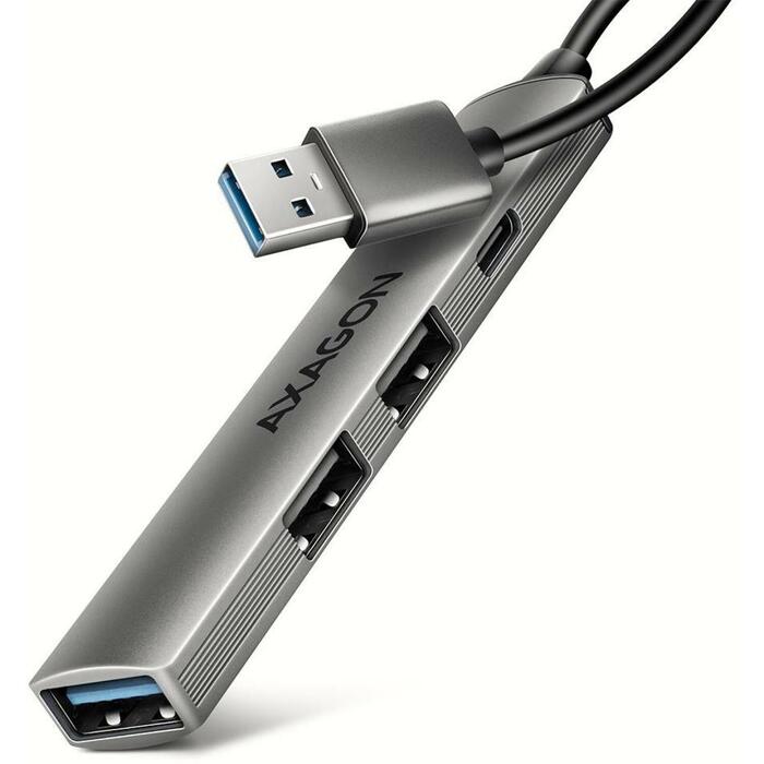 Axagon USB centrmezgls HUE-STA 4 porti