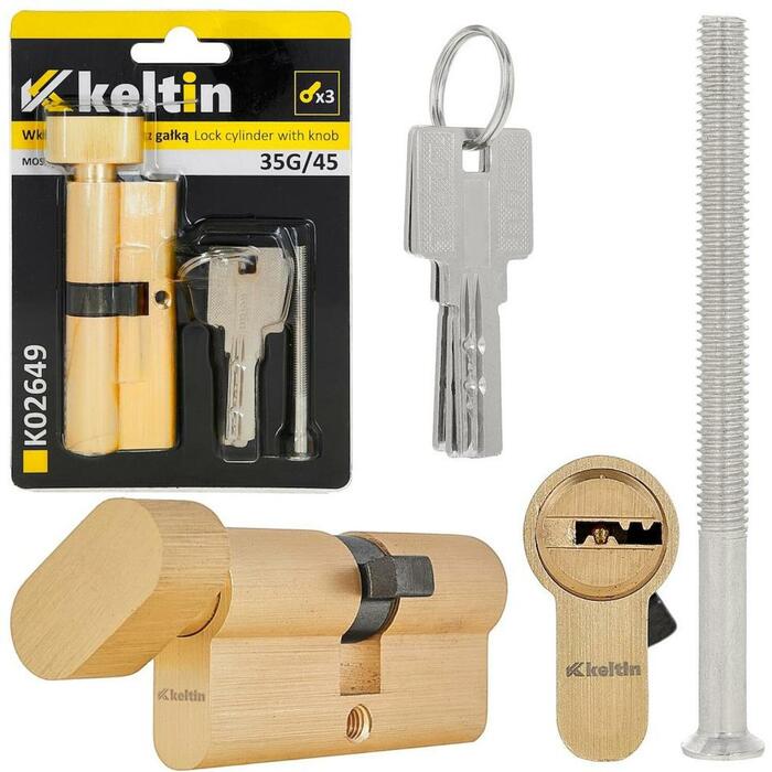 Keltin Slēdzenes cilindrs ar slēdzi K02649